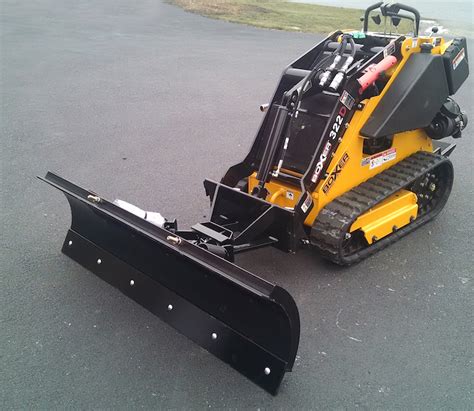 mini skid steer plow|mini skid steer snow attachments.